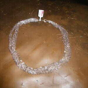 Women's Sterling Silver Multistranded Necklace